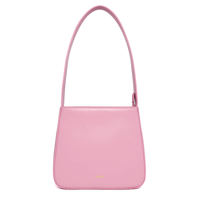 SINBONO Betty Shoulder Bag Pink - Faux Suede Lining Bag